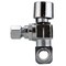 Apollo 1/2 in. Chrome-Plated Brass PEX-A Barb x 1/4 in. Compression Quarter-Turn Icemaker Tee Valve EPXIMT1214 - alternate 6